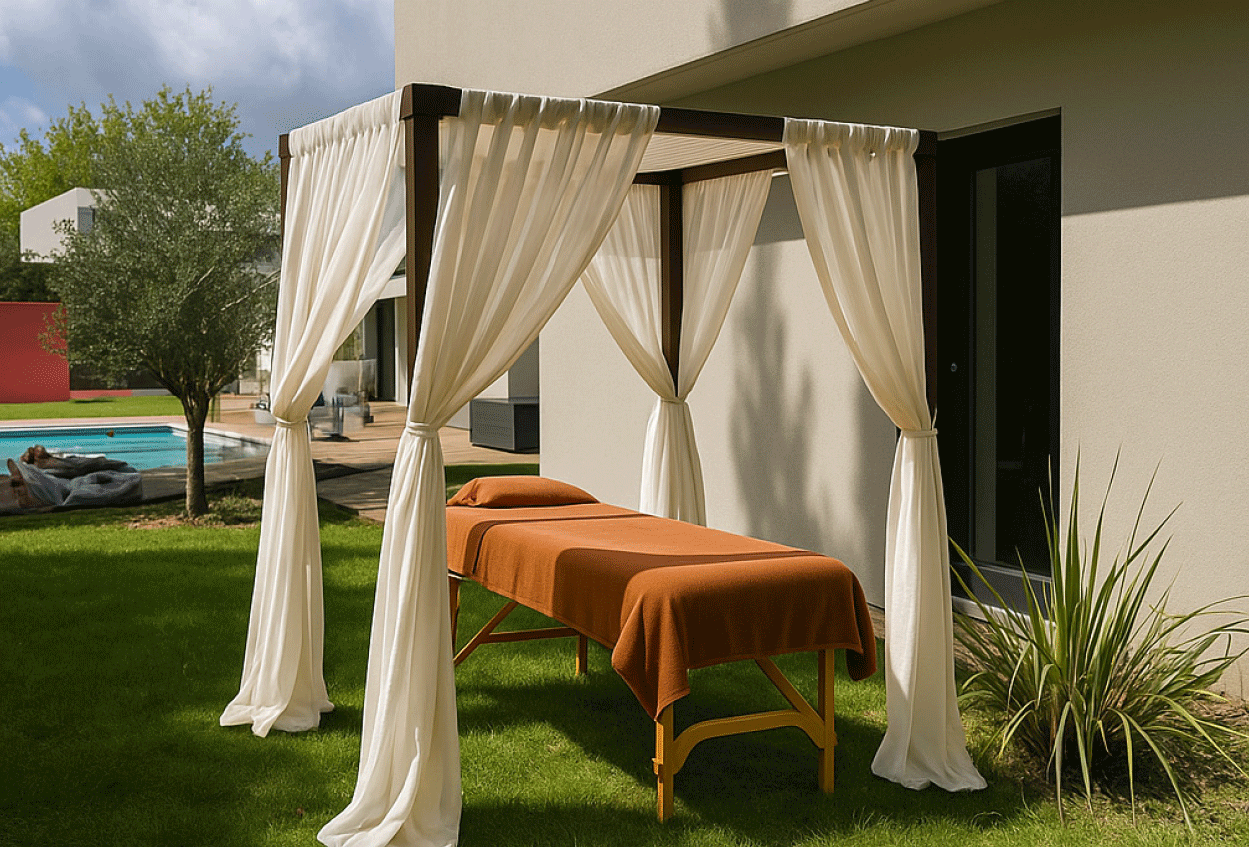 Espace extérieur jardin